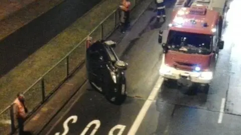 Karambol na Radzymińskiej. "Peugeot na boku"