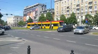 Wstrzymany ruch tramwajów na Jana Pawła II