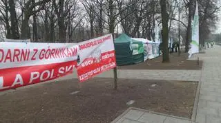 Miasteczko rolników przed KPRM