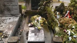 Grób Andrzeja Łapickiego