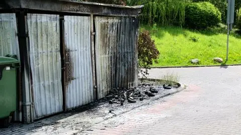 Policja: podpalał meble na klatkach schodowych. Wyszedł na wolność i podkładał ogień w altanach