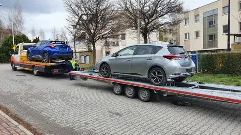 Auta skradzione w Warszawie odzyskano w Płocku
