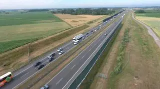 Kolizja na autostradzie