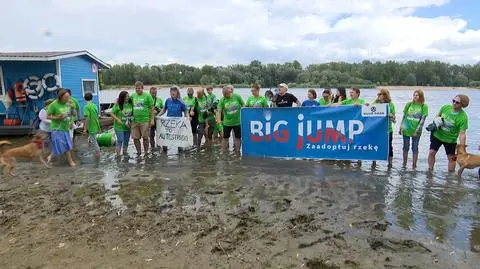 Akcja "Big Jump 2022" nad Wisłą