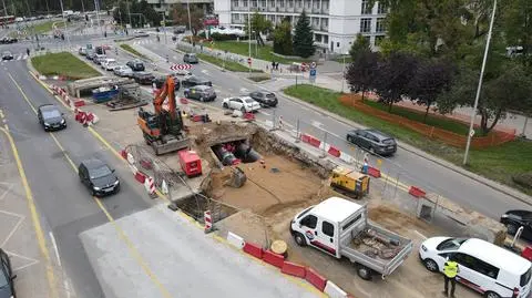Trwa budowa ciepłociągu na Mokotowie