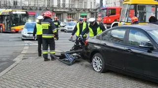 Zderzenie na placu Unii