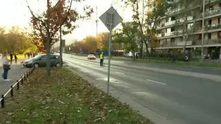 Policja ustala przyczyny wypadku na Bielanach