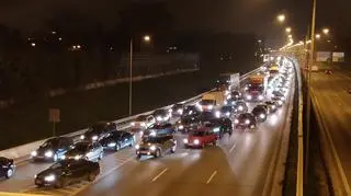 Wieczorne zderzenie na S8