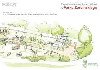 Projekt modernizacji placu zabaw w Parku Żeromskiego