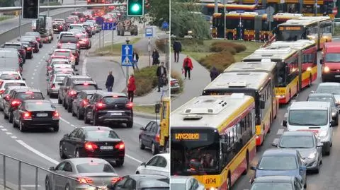 Korki, chaos, przekleństwa. "Wszystko stało. Prawdziwy Mordor"