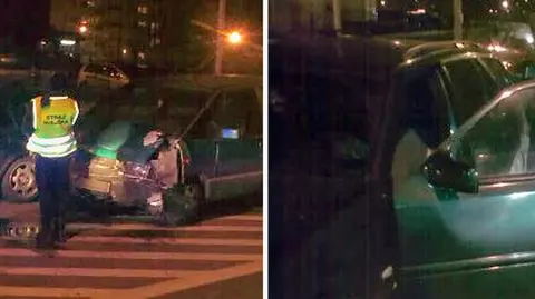 Renault wjechało w mercedesa Kierowca był pijany?