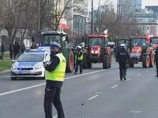 Rolnicy odjechali w asyście policji