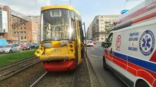 Zderzenie tramwajów na Puławskiej