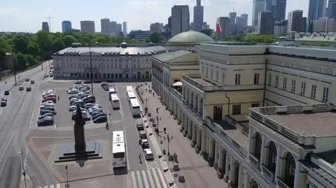 Poeksperymentują z placem Bankowym. Częściowo zamkną go w wakacje