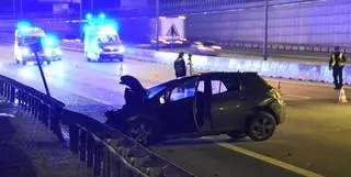 Zderzenie kilku pojazdów na S8