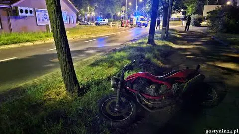Motocyklista uciekał przed policją. Przewrócił się i zginął