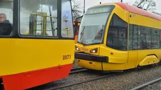 Zderzenie dwóch tramwajów