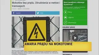 Duża awaria prądu