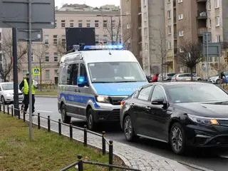 Potrącenie na ulicy Leszno