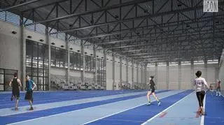 Wizualizacja hali lekkoatletycznej