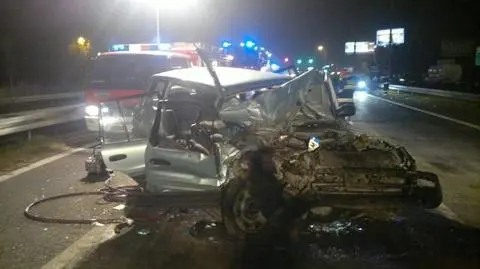 Wypadek zablokował przejazd przez Łomianki