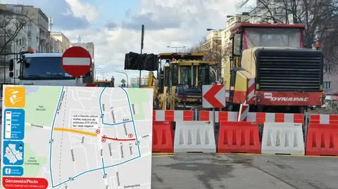 Budowa wentylatorni i usuwanie awarii kanalizacyjnej. Utrudnienia w kilku dzielnicach stolicy