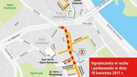 Zamknięte ulice dla aut i pieszych. W poniedziałek rocznica katastrofy