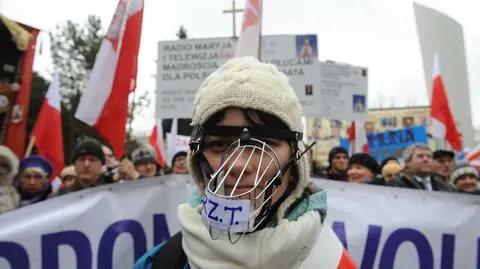 Kilka tysięcy osób walczyło o cyfrową TV Trwam