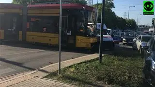 Zderzenie karetki z tramwajem