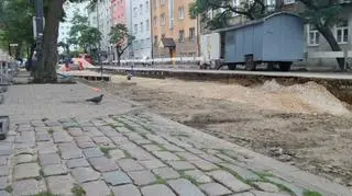 Tramwajarze prowadzą prace na Czynszowej