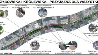 Plan na Królewską i Grzybowską