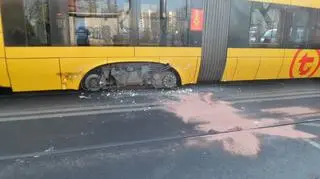 Kolizja z tramwajem