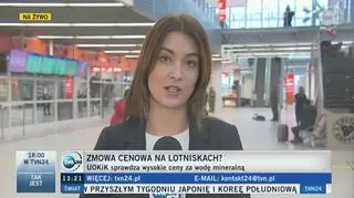 Pasażerowie o cenach na lotnisku