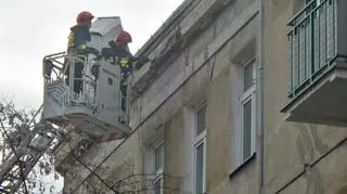 Interwencja straży na Pradze Północ