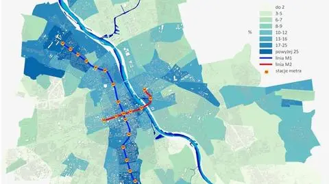 Jak jeździmy metrem? Ciekawa mapa ZTM