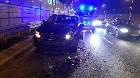 Wieczorne kolizje na Trasie Łazienkowskiej, Wale Miedzeszyńskim i na Waryńskiego