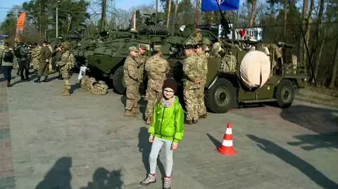 Piknik z żołnierzami NATO. "Córka interesuje się takimi tematami"