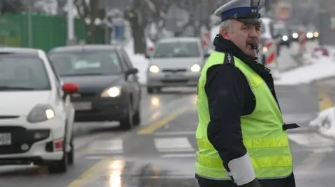 Zielone tylko przez 7 sekund.  Ryżowa w korku