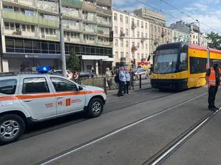 Pieszy potrącony przez tramwaj na Targowej