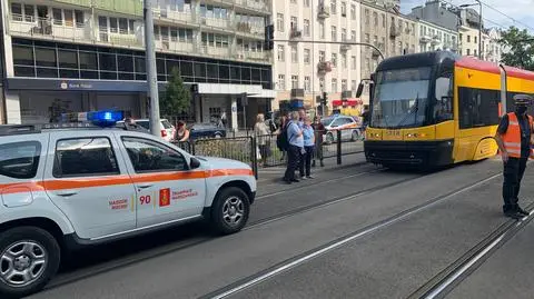 Piesza potrącona przez tramwaj na Targowej