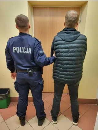 Mężczyzna zatrzymany przez policję 