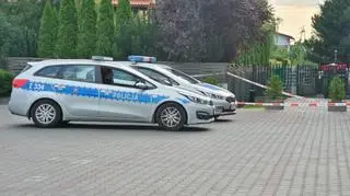 Na miejscu pracują policjanci