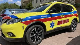 Ratownik będzie jeździł, przerobionym na ambulans, nissanem x-trail