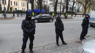 Protest przed siedzibą TK