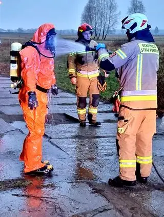 Akcja strażaków w miejscowości Całowanie 