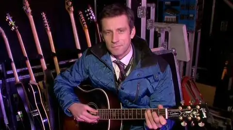 "Gitara gra i będzie dziś grać". Reporter TVN24 zaprasza na imprezę