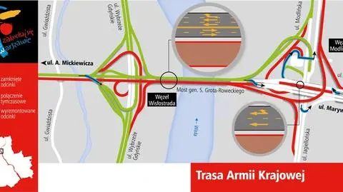 Kolejny etap przebudowy Trasy AK. Węziej przy Modlińskiej i Powązkowskiej