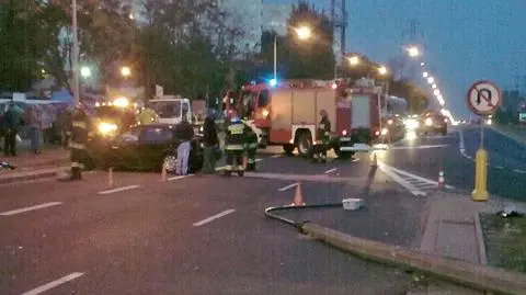 Ściął latarnię na Broniewskiego