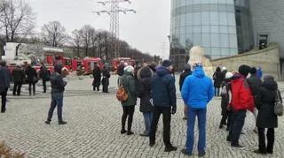 Akcja straży pożarnej przy Woronicza