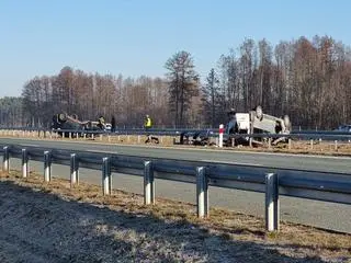 Wypadek na trasie S17